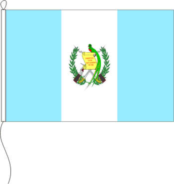 Flagge Guatemala mit Wappen 120 x 200 cm