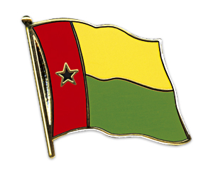 Anstecknadel Guinea Bissau (VE 5 Stück) 2,0 cm