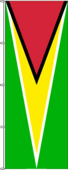 Flagge Guyana 500 x 150 cm