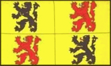 Flagge Hainault 150 x 90 cm