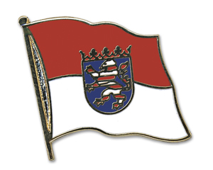 Anstecknadel Hessen mit Wappen (VE 5 Stück) 2,0 cm