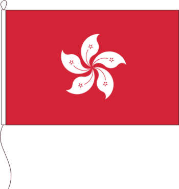 Flagge Hongkong 20 x 30 cm