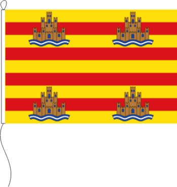 Flagge Ibiza 20 x 30 cm