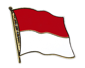 Anstecknadel Indonesien (VE 5 Stück) 2,0 cm