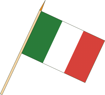 Tischflagge Italien (VE 10 Stück) 30 x 45 cm