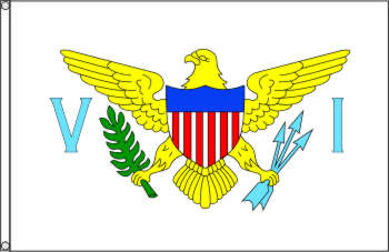 Tischflagge Virgin Islands (USA) 90 x 140
