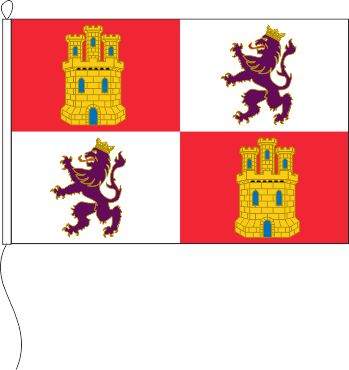 Flagge Kastilien - León 60 x 40 cm