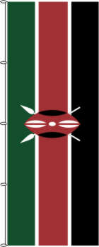 Flagge Kenia 400 x 150 cm