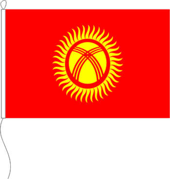 Flagge Kirgistan 120 x 200 cm