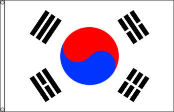Flagge Korea Süd 150 x 90 cm
