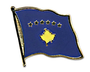 Anstecknadel Kosovo (VE 5 Stück) 2,0 cm
