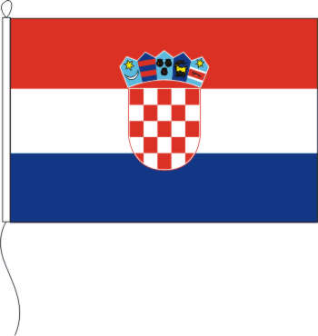 Flagge Kroatien  60 x 40 cm Marinflag