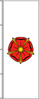 Flagge Lippische Rose 300 x 120 cm