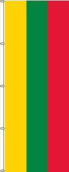 Flagge Litauen 600x150 cm