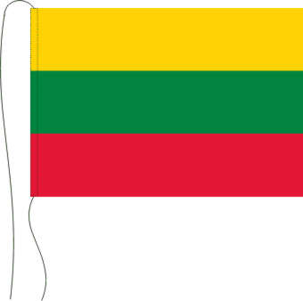 Tischflagge Litauen 15 x 25 cm