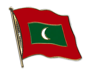 Anstecknadel Malediven (VE 5 Stück) 2,0 cm