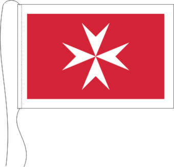 Tischflagge Malta Handelsflagge 15 x 25 cm
