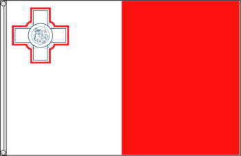 Flagge Malta 150 x 90 cm