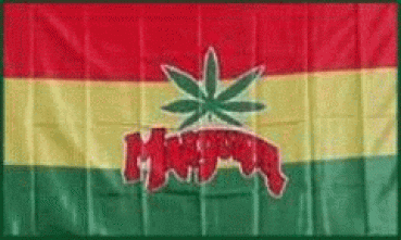 Flagge Marihuana Flagge 150 x 90 cm