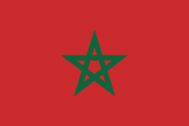 Flagge Marokko 300 x 500 cm