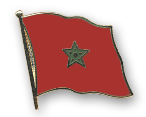 Anstecknadel Marokko (VE 5 Stück) 2,0 cm