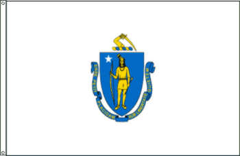 Fahne Flagge Massachusetts 90 x 150 cm 