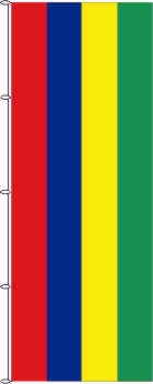 Flagge Mauritius 200 x 80 cm Marinflag