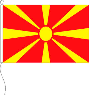 Flagge Mazedonien 30 x 20 cm Marinflag