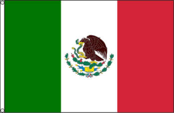 Flagge Mexiko 150 x 90 cm