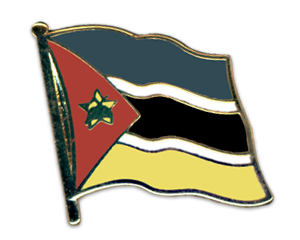 Anstecknadel Mosambik (VE 5 Stück) 2,0 cm
