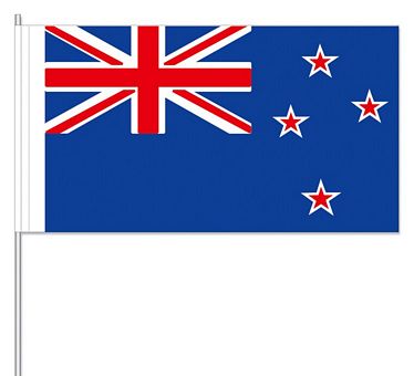 Papierfahnen Neuseeland  (VE 1000 Stück) 12 x 24 cm