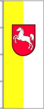Flagge Niedersachsen gelb/weiß 400 x 150 cm