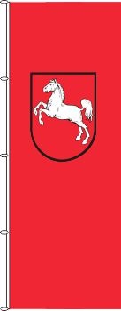 Flagge Niedersachsen rot 200 x 80 cm Marinflag