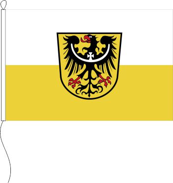 Flagge Niederschlesien 80 x 120 cm
