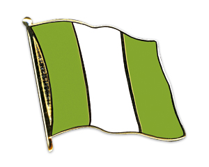 Anstecknadel Nigeria (VE 5 Stück) 2,0 cm