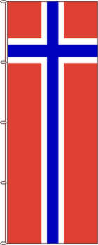 Flagge Norwegen 150 x 600 cm