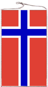 Tischbanner Norwegen 15 x 25 cm