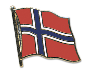 Anstecknadel Norwegen (VE 5 Stück) 2,0 cm