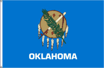 Flagge Oklahoma (USA) 150 x 90 cm
