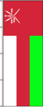 Flagge Oman 200 x 80 cm Marinflag