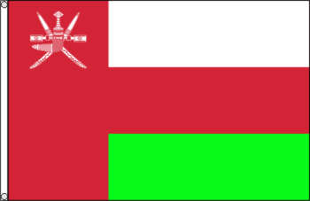Flagge Oman 150 x 90 cm