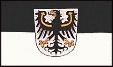 Deutschland & Bundesländer Fahne am Stab - Deutschland mit Adler