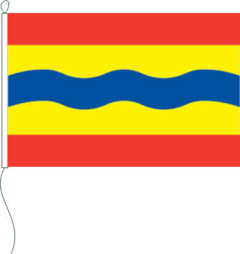 Flagge Overijssel 30 x 20 cm