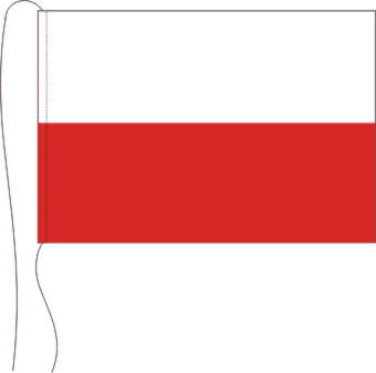 Tischflagge Polen 15 x 25 cm