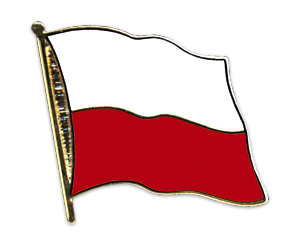 Anstecknadel Polen (VE 5 Stück) 2,0 cm
