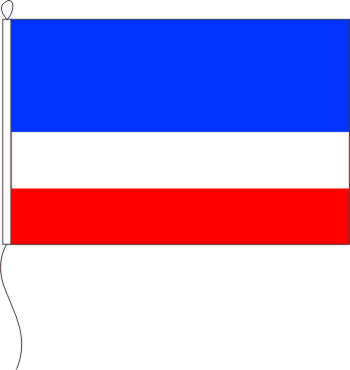 Flagge Rostock ohne Wappen 80 x 120 cm