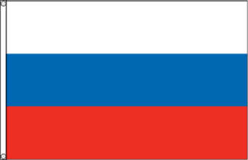 XXL Flagge Russland 250 x 150 cm 3 Messingösen Fahne Hissfahne Russia 2,5 x 1,5 