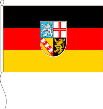 Flagge Saarland 30 x 45 cm