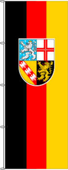 Hochformatflagge Saarland   80 x 200 cm Marinflag