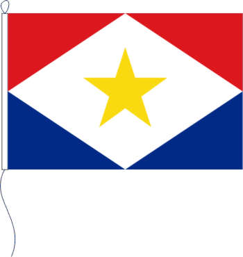 Flagge Saba 30 x 20 cm